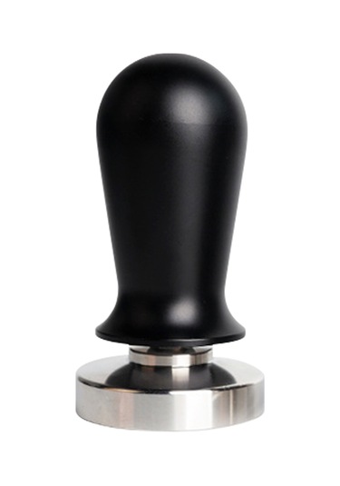 Springsun Stahl-kaffee-tamper Mit Holzgriff, Gleichmäßige Verdichtung, 53mm, Für Reichhaltigen Espresso, Schwarz Siyah