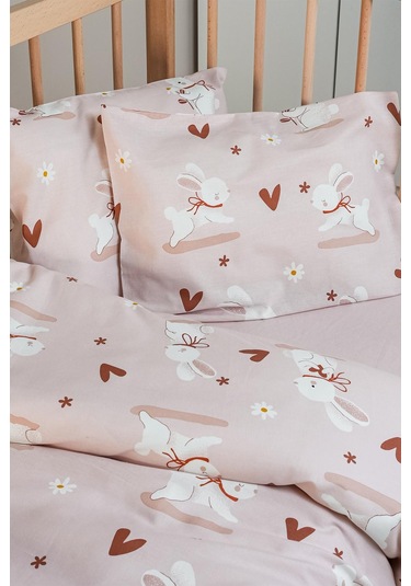 Cotton Collection %100 Pamuk Bebek Nevresim Takımı Bunnies
