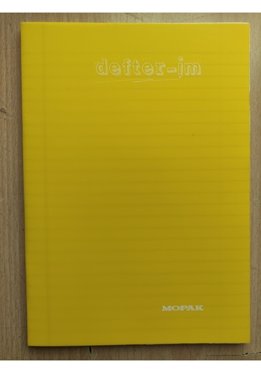 Mopak 60 Yaprak Çizgili Defter Plastik Kapak Harita Metot Hm