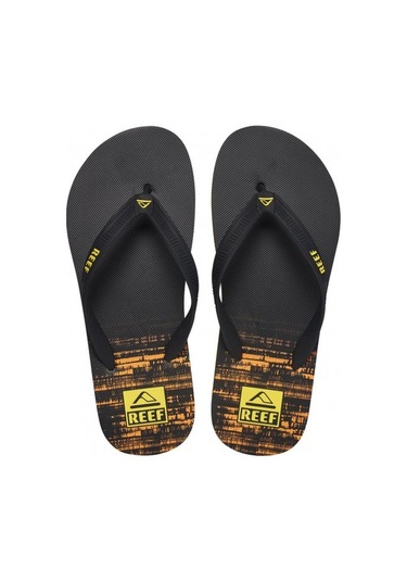 Reef Seasıde Prınts Erkek Terlik Ref.cj0311 Siyah