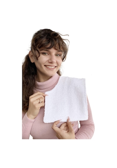 Müslin-havlu 2'li Çift Yönlü Omuz Bezi Gaz Çıkarma Bezi M-beyaz Beyaz - Mavi