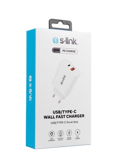 S-Link Sl-Ec60 20W Pd 3.0/Quick Charge - Beyaz