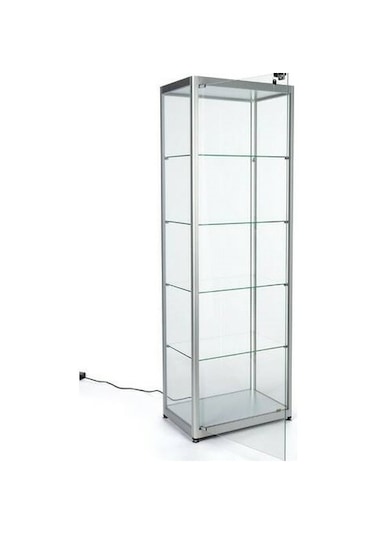 Kurulu Teslimat- 30x50x175,camlı Dolap, Camlı Vitrin, Teşhir Kole