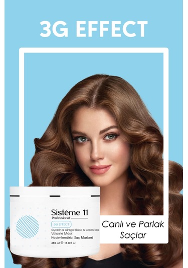 Sisteme 11 Hacimlendirici Maske 350 Ml