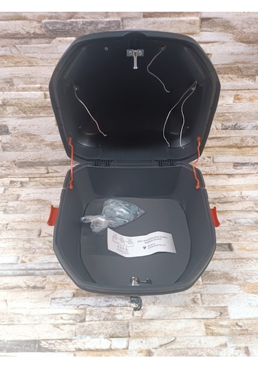 G Motosiklet Arka Çanta 33lt Işıklı Stop Sağ Sol Sinyal Beyaz