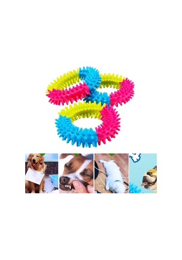 River World Köpekler İçin Diş Kaşıması Çemberi Isırma