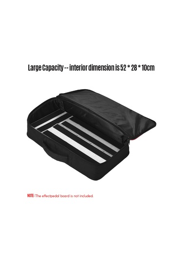 Ruicoo Rockhouse Büyük Boy Pedal Taşıma Çantası - 600d Oxford Kumaş, Su Geçirmez, Dayanıklı Ve Kalın Tasarım