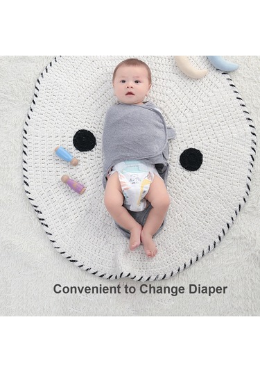 Moveevo Bebek Battaniyesi Yenidoğan Uyku Tulumu Kundak Örtüsü Pamuklu 2'li Paket Yeşil Beden S Yeşil