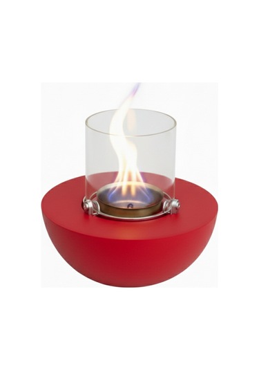 Meta Kırmızı Biyoetanol Masaüstü Şömine - 1 Lt Copart Yakıt Hediye