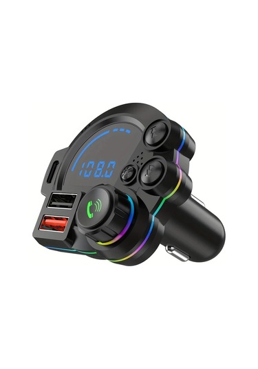 Honeybeeshop P22 Kablosuz Araç Mp3 Çalar El Free Arama Mono Ses Kablosuz Bağlantı Pd 20w Qc 3.0 Uyumlu Araç Priz 36v Pil Gerektirmez