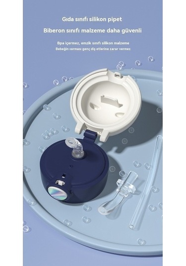 Didadodo Mavi Termos Sporcu Paslanmazçelik Bardak Bj Mavi, Büyük Ev Bardağı Mavi