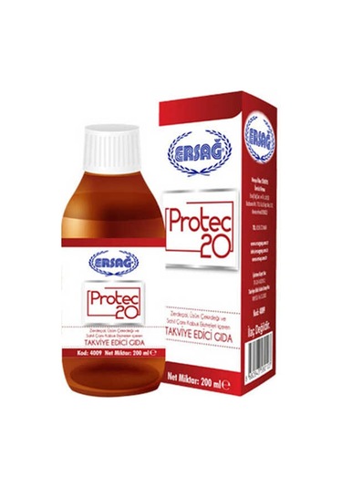 Ersağ Protec 20 Gıda Takviyesi 200 ML.