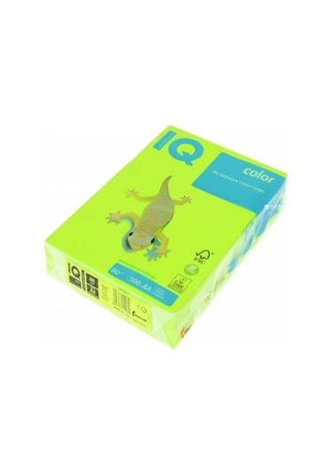Mondi Iq Color Renkli Kağıt A4 80 Gr Fosforlu Yeşil 500 Lü 1 Pak