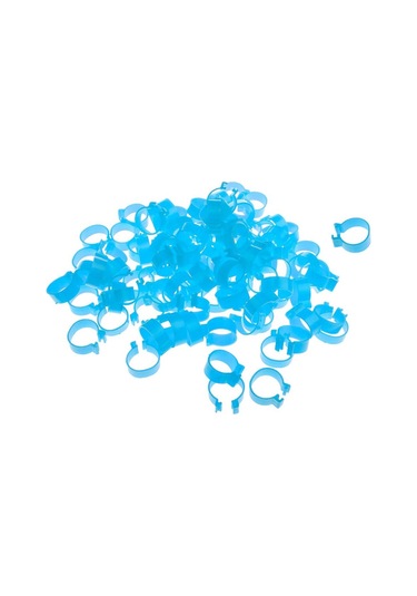 Suntek 100x Tavuk Kanatlı Bacak Halkaları Bantlar Klip No