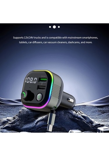 Honeybeeshop Gz11 3ü 1 Arada Geri Çekilebilir Araba Şarj Cihazı Hızlı Şarj Düğüm Olmayan Iphone 15 14 13 12 11 Galaxy Pıxel Uyumlu