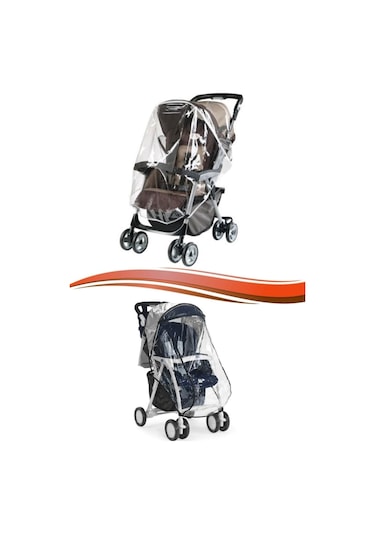 Bebek Arabası Yağmurluğu J81 Şeffaf