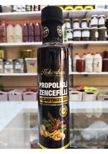 Hekimhan Propolisli Zencefilli Keçiboynuzu Özü 350 ML