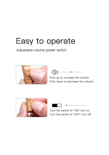 Sones Yaşlılar İçin Ses Amplifikatörü Nı Şarj Edebilir, Özellikler: Ab Fişi Ten Rengi Çift Makine + Siyah Şarj Kutusu