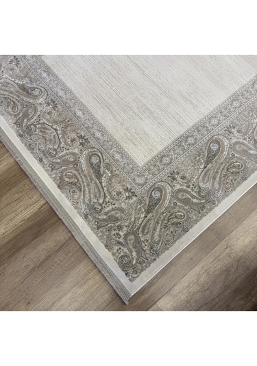 Luxess Halı Roma 1162 Gri Modern Salon Halısı Gri Krem