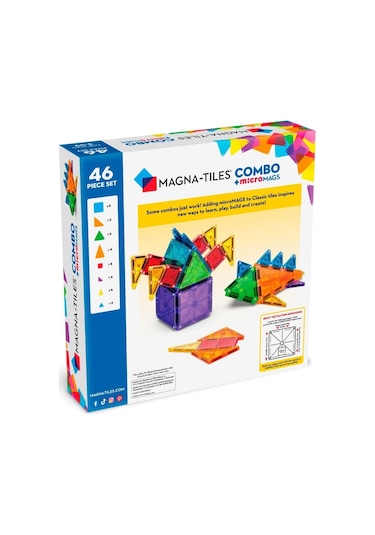 Magna-tiles Combo + Micromags - 46 Parça