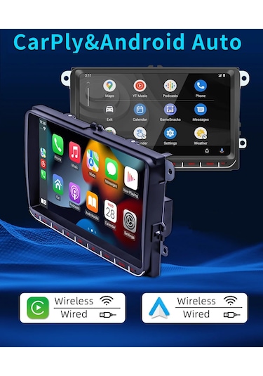 Volkswagen Android Multimedya 4gb-64gb 9 İnc Hd Ips Carplay Skoda