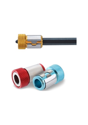 1pc1 Evrensel Tornavida Manyetik Halka 1/4"evrensel Metal Tornavida Matkap Ucu Manyetik Halka Şaft Korozyon Önleyici Güçlü Halka 4465