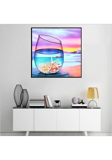 Suofeng 30x30cm Tam Taşlı Pano: Ev Dekoru İçin Kolay Uygulama, Parlak Reçine Taşları İle Oturma Odası, Yatak Odası Ve Çalışma Odası Dekoru Diğer