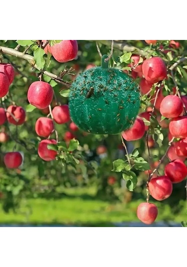 Açık Meyve Sineği Sivrisinek Narenciye Tuzağı Yapışkan Top Yeşil
