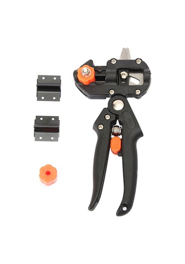 Sones Bahçe Profesyonel Aşılama Kesme Aleti / Aşı Budayıcı / Sebze Meyve Ağacı İçin Aşı Makası Siyah