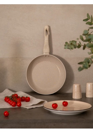 Agness Latte 22 Cm Yapışmaz Tava 209163925 Bej