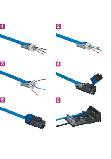 033775 Lcs3 Cat 6a Stp 6 Adet Rj45 Jack