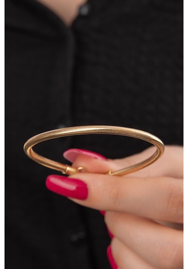 Fiyonk Kuyumculuk 14 Ayar Altın Esnek İtalyan Bileklik Blk8051 Sarı Altın