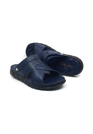 Taşpınar 303 %100 Hakiki Deri Ortopedik Erkek Yazlık Rahat Lacivert Terlik Sandalet 40-45 Lacivert Taşpınar 303 %100 Hakiki Deri Ortopedik Erkek Yazlık Rahat Lacivert Terlik Sandalet 40-45 Lacivert