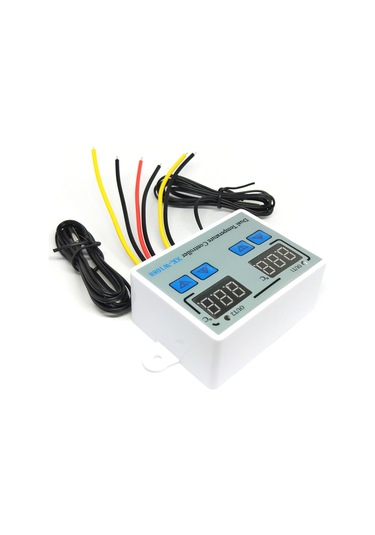 Mufunye Çift Kanallı Dijital Termostat - Isıtma/soğutma Kontrol Röleli Xk-w1088 Dc24v Termoregülatör