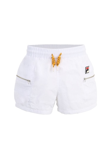 Beyaz Fila Kadın Şort Crinkle Lu411122 Beyaz