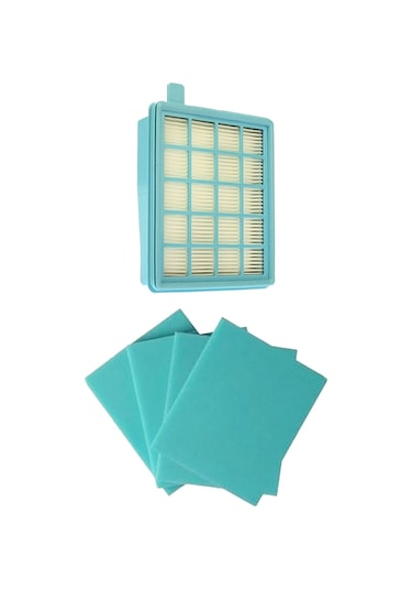 Philips Uyumlu Fc 8672 Çelik Telli Süpürge Hortumu Ve Hepa Filtresi 4 Süngerli