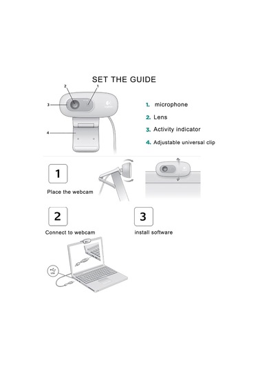 Sones Logitech C270 Hd Web Kamerası, Hd 720p Görüntülü Aramalar İçin Her İhtiyacı Karşılıyor