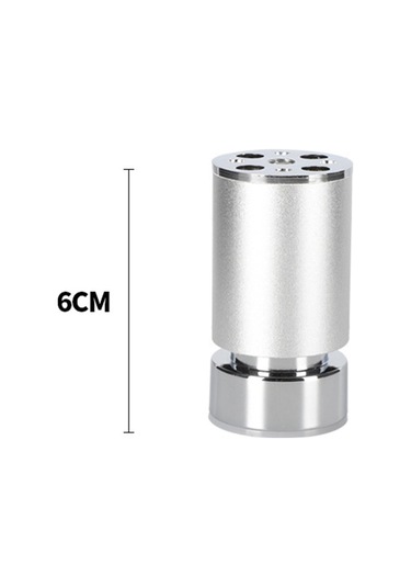 Suntek Magideal Kanepe Ayakları Sağlam Alüminyum Gümüş-6cm