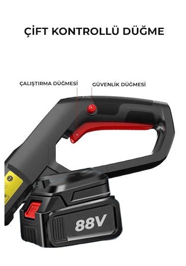 Robo 88V Şarjlı Çim Biçme Makinesi Tırpan