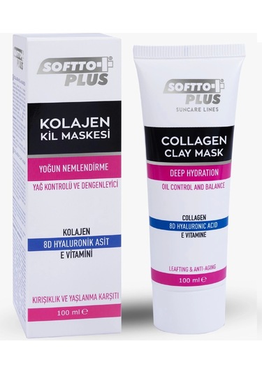 Softto Plus Kolajen Kil Maskesi 100 ML