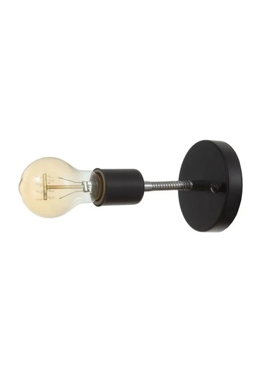 Bayerlux Duvar Aplik Lambası Loft E27 40w 154907351 Siyah