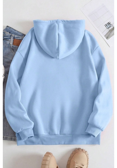 Nope Baskılı Sweatshirt Bebemavi Bebek Mavisi