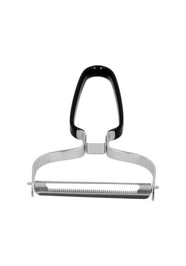 Fosenze Paslanmaz Çelik Meyve Sebze Soyucu, Kabuk Kırpan Aleti, Plastik Kaplı Saplı, Havuç Patates Salatalık İçin Dayanıklı Tasarım Siyah