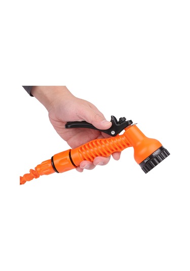 Konesam 75 Feet 3x Basınçlı Genişleyen Bahçe Hortumu, Araba Yıkama Ve Çim Sulama Seti, Turuncu Renk