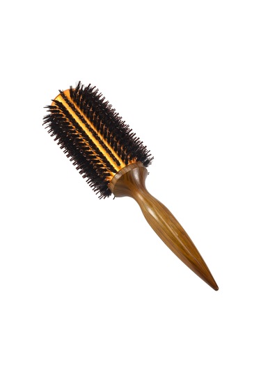 Xurunkeji Düz Twill Saç Tarağı Doğal Domuz Kılı Rulo Fırça Yuvarlak Namlu Üfleme Kıvırma Dıy Kuaförlük Şekillendirme Aracı