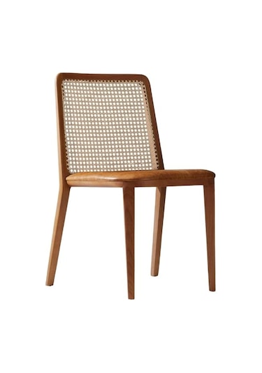 Martha Hazeranlı Ahşap Sandalye Natürel