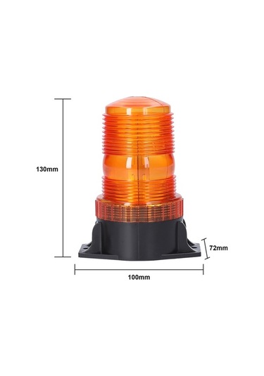 Artfulabode Uyarı Traktör Su Strobe Led Işık İnşaat İçin Su Geçirmez Forklift Flaşör Emniyet Aracı 12-30v Jf