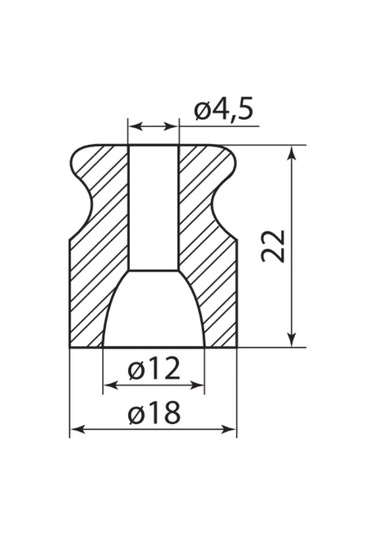 Tdmelectric Kemerik Kablo İzolatörü, Retro Kablo Bağlantısı 206901941