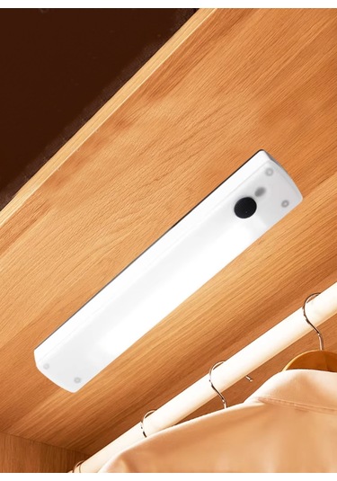 Ç:ok Amaçlı Taşınabilir Led Işık - Mıknatıslı Çalışma Lambası 19cm Beyaz