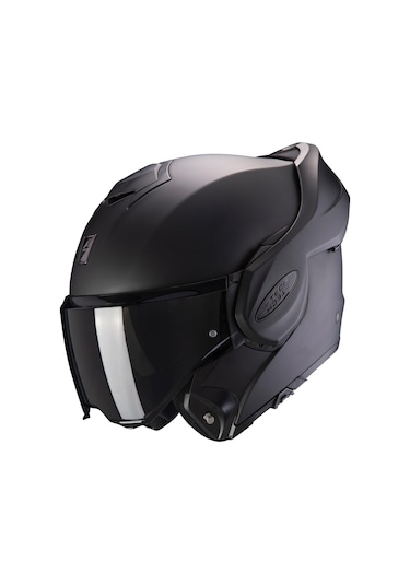Scorpion Exo-tech Evo Çene Açılabilir Motosiklet Kaskı Mat Siyah Mat Siyah